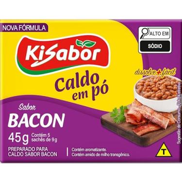 Imagem de KiSabor Caldo De Bacon Em Pó Kisabor 45 Gramas