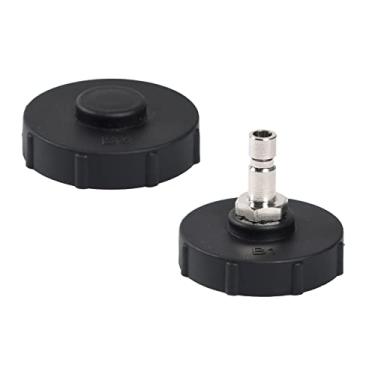 Imagem de PESIKO Conjunto adaptador de cilindro mestre de 43,5 mm, adaptador de sangramento de freio para Chrysler, Dodge, Jeep e Plymouth, use com sangramento de fluido de freio 4L