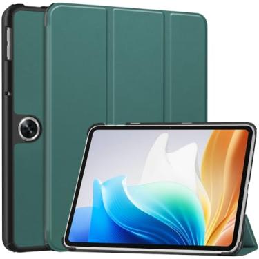 Imagem de Kepuch Custer Capas para Oneplus Pad Go, Oppo Pad Neo,Oppo Pad Air 2,Couro-PU Bolsas Estojos - Verde