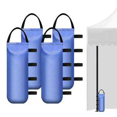 Imagem de IALNAI Sacos de areia pesada de 50,8 kg para tenda de publicidade ao ar livre, guarda-sol, fixo, à prova de vento, barraca pop-up (sem areia), pacote com 4