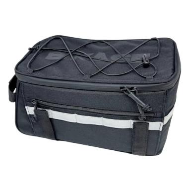Imagem de BiKase Bolsa para porta-malas Big Momma – Bolsa traseira média de ajuste universal com bolsos laterais, elástico superior, bolso de malha, porta-chaves e detalhes refletivos – Bolsa espaçosa para