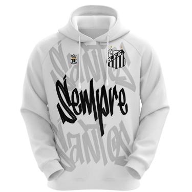 Imagem de Blusa | Agasalho do Santos Sempre Santos com Capuz e Canguru - Oficial