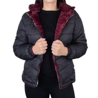 Imagem de Jaqueta Feminina Pellini Dupla Face Pele Vinho - GD621-Feminino