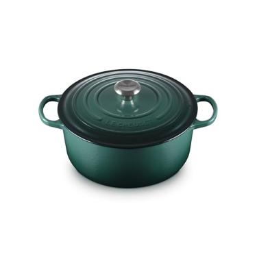 Imagem de Le Creuset Forno Holandês Redondo de Ferro Fundido Esmaltado Signature 7-1/4-Quart, Artichaut