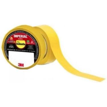 Imagem de Fita Isolante 18Mm X 10M Imperial Amarela 3M - 10 un