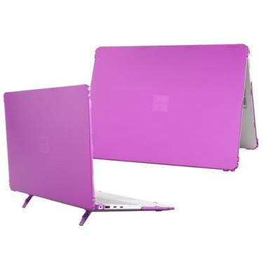 Imagem de mCover A capa é compatível apenas com Microsoft Surface Laptop 7 Windows PC 2024+ de 13,8 polegadas com CPU ARM e Copilot+ alimentado por IA (não serve para outros modelos de superfície) - roxa