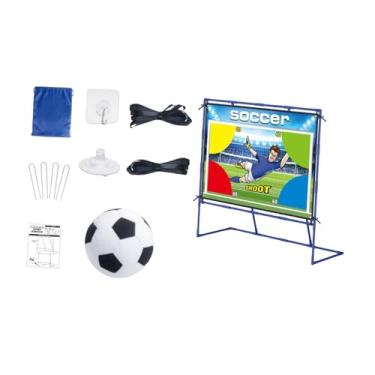 Imagem de Colaxi Jogo de arremesso de futebol conjunto de jogos de alvo com equipamento de gancho jogo de bola de futebol gol para meninos família engraçado jogar, Futebol