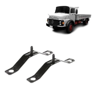 Imagem de Kit 2 Suporte Calota Dianteiro para Mercedes Benz 1113 1114 - Fabbof