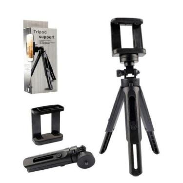 Imagem de Mini Tripé De Mesa Com Suporte Para Celular 360 - JB-K518