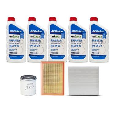 Imagem de Kit Troca De Óleo Gm Tracker 1.4 Turbo Acima De 2018 - Acdelco 0w20