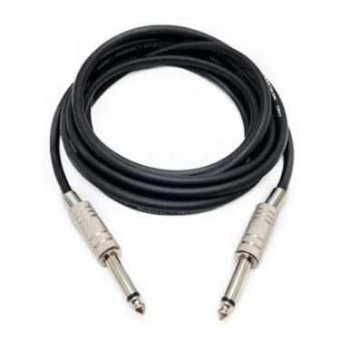 Imagem de Cabo Guitarra Violão Baixo P10xp10 Mono Blindado 5 Metros - SR DRUMS