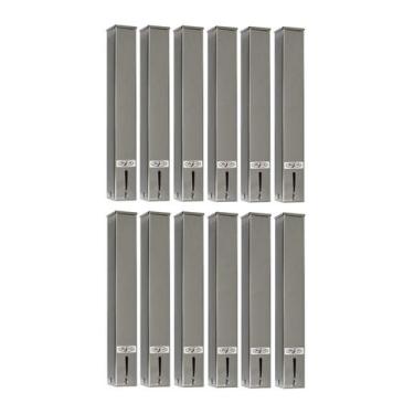 Imagem de Kit 12 Dispensers Quadrado 50ml Inox - CM Design