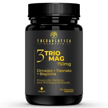Imagem de TrioMag 750mg Vegan (Magnésio Dimalato + L Treonato + Bisglicina) 60 Cáps Therapeutica-Unissex