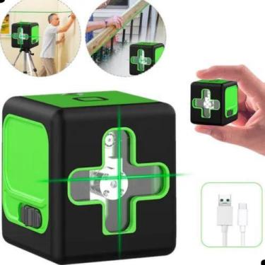 Imagem de Nível Laser Verde 20m 2 Linhas Uso Obras doméstico