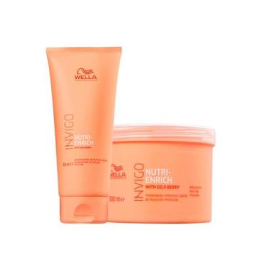 Imagem de Kit Nutri-Enrich Condicionador 200ml e Máscara 500ml - Wella - Wella P
