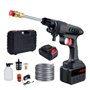 Imagem de Lavadora De Alta Pressão Vap Portátil Recarregável Para Carros e Limpe