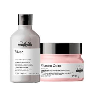 Imagem de Kit LOreal para Cabelos Coloridos Shampoo e Máscara -L'oreal - L'Oréal