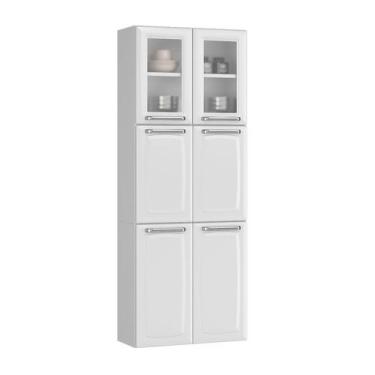 Imagem de Paneleiro Itatiaia Luce 6 Portas 2 Vidros Alto Branco IPLDV-70