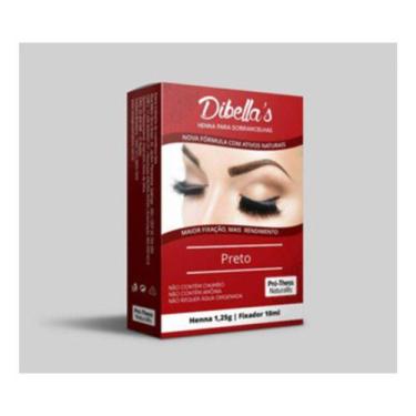 Imagem de Kit Henna para Design de Sobrancelhas Alta Fixação Dibella's - Pró-The