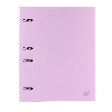 Imagem de Fichário Colegial Com 4 Argolas Lilás Pastel Rc4Ebc/Ll - - YES, Lilás