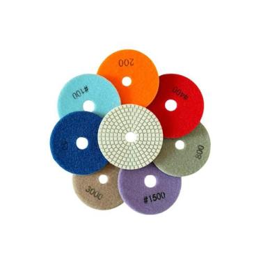 Imagem de Lixa Diamantada Polir Mármore Branca Granito Porcelanato - tcrabrasivo