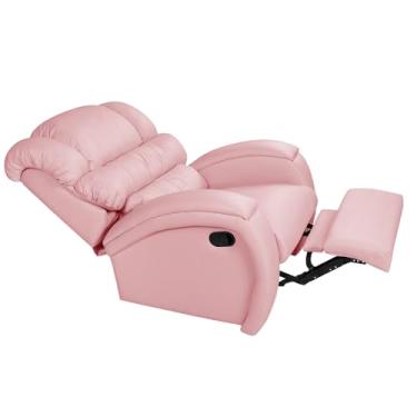 Imagem de Poltrona Cadeira Reclinável Imperial Zero Wall Papai Estética Cílios Sobrancelha Soft Sala Descanso (Rosa)