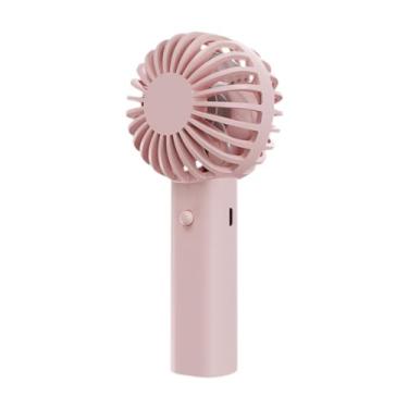 Imagem de UxicRuya Mini Ventilador de Resfriamento Pessoal Pequeno Ventilador de Mão Pequeno de 3 Velocidades Ventilador de Mão Portátil para Uso Interno E Externo, rosa
