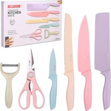 Imagem de Faqueiro de Cerâmica para Color Chef Kit Completo com 6 Peças - BIVENA