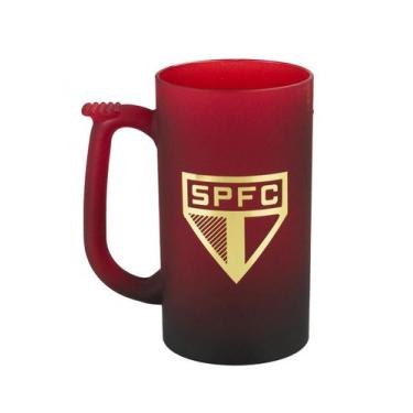 Imagem de Caneca Chopp Degrade 500ml - São Paulo - Mileno