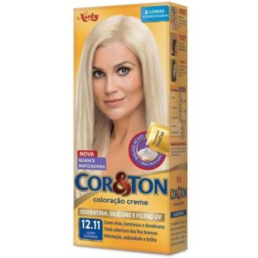 Imagem de Coloração Creme Cor&Ton Louro Platinado 12.11