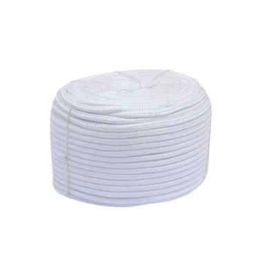 Imagem de Corda de Seda Polipropileno Virgem 5mm Branca Rolo 310m Anti Uv Fuzil