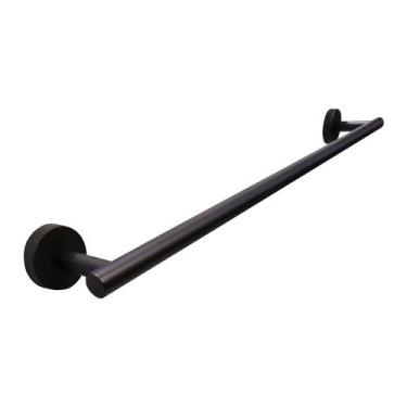 Imagem de Toalheiro de Banho Redondo Inox Preto - RENO