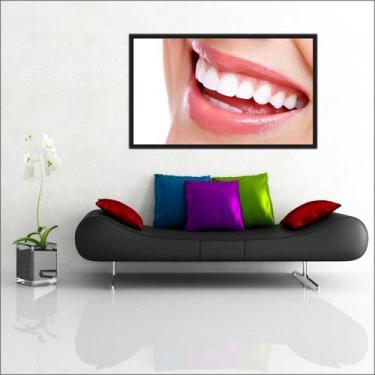 Imagem de Quadro Decorativo Consultórios Odontologia Dentista Dentes Sorriso Est