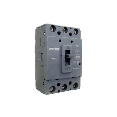 Imagem de Soprano Disjuntor Trifásico 200a Caixa Moldada 05123.2200.31, Cinza