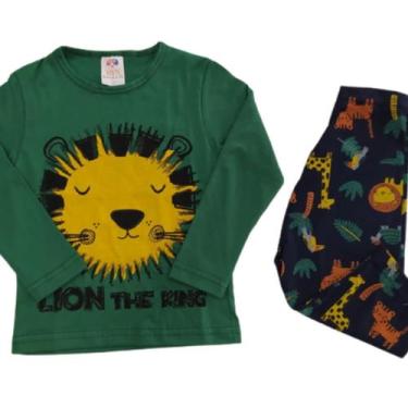 Imagem de 3 pijamas infantil manga longa confortável menino - SBO, Sortida, 4