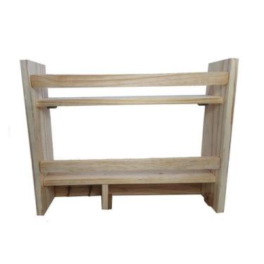 Imagem de Porta Temperos Parede Com Porta Rolo - HOUSE DECOR, NATURAL