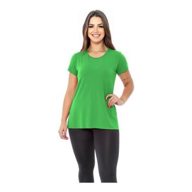 Imagem de Blusa Veste Legging Academia Moda Feminina - Adamas, P, Verde brasil