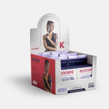 Imagem de Kintape Sensitive Taping Box 6 Rolos - Basic Violeta - Kintape