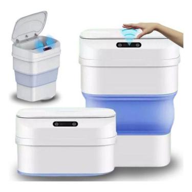 Imagem de lixeira com Sensor Inteligente Automática Banheiro Cozinha 18 L - Clic