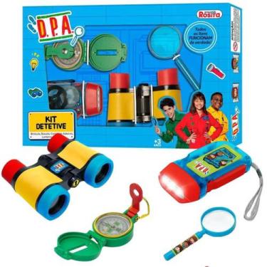 Imagem de Kit DPA Acessórios Detetive Do Prédio Azul Com Luz E Adesivo - ROSITA