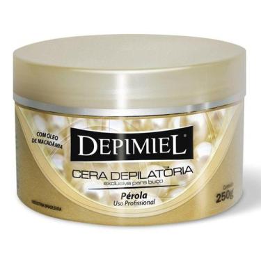Imagem de Cera depimiel perolada para buco 250g oleo de macadamia
