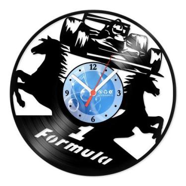 Imagem de Relógio De Parede Disco Vinil Carros - Formula 1 - VCA-048 - Modernart