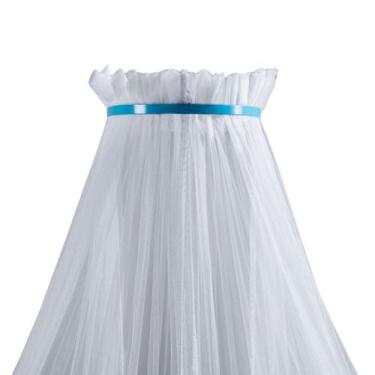 Imagem de Dossel Mosquiteiro Parede Quarto Bebe Veu Tule Rede Berço Americano Na