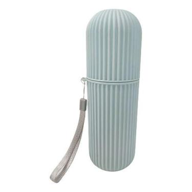 Imagem de Estojo Multiuso Para Escova Pasta De Dente - Estojinho - Supri Lar, Az