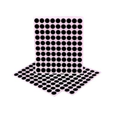 Imagem de Etiqueta 12 mm Redonda/Bolinha Adesiva 1080 Etiquetas - Clickweb, Pret