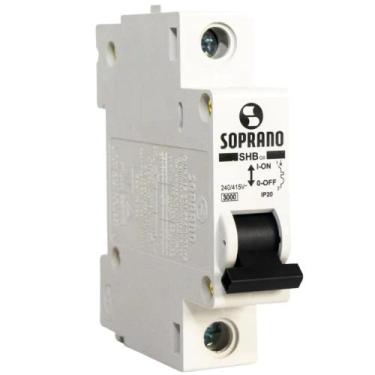 Imagem de Disjuntor Monofásico Din 25a Soprano Curva C