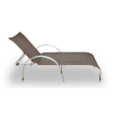 Imagem de Cadeira de Piscina para Área Externa São Tomé Pequena em Fibra Sintéti