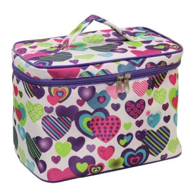 Imagem de Necessaire estampa coracoes ls nc6174 - LS Bolsas