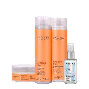Imagem de Kit Cadiveu Professional Bye Bye Frizz Home Care e Final Style Oil (4 