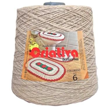 Imagem de Barbante Para Crochê Criativa 2Kg N.º 6 - Criativa Utilidades, 313 Beg